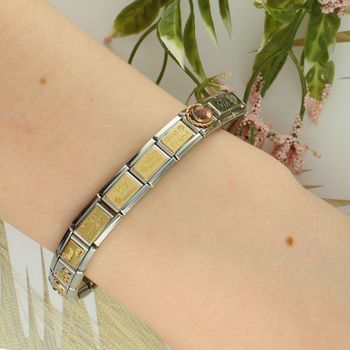 Nomination Link 18K – złota zawieszka „Dziękuję” 03012126 (2).jpg